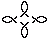 Voir le motif de grille de point de croix en taille relle: 